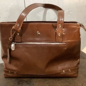 Ashwood brown leather handbag. New without tags.